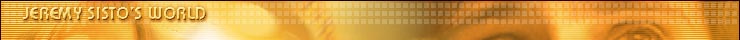Jeremy Sisto's World Logo